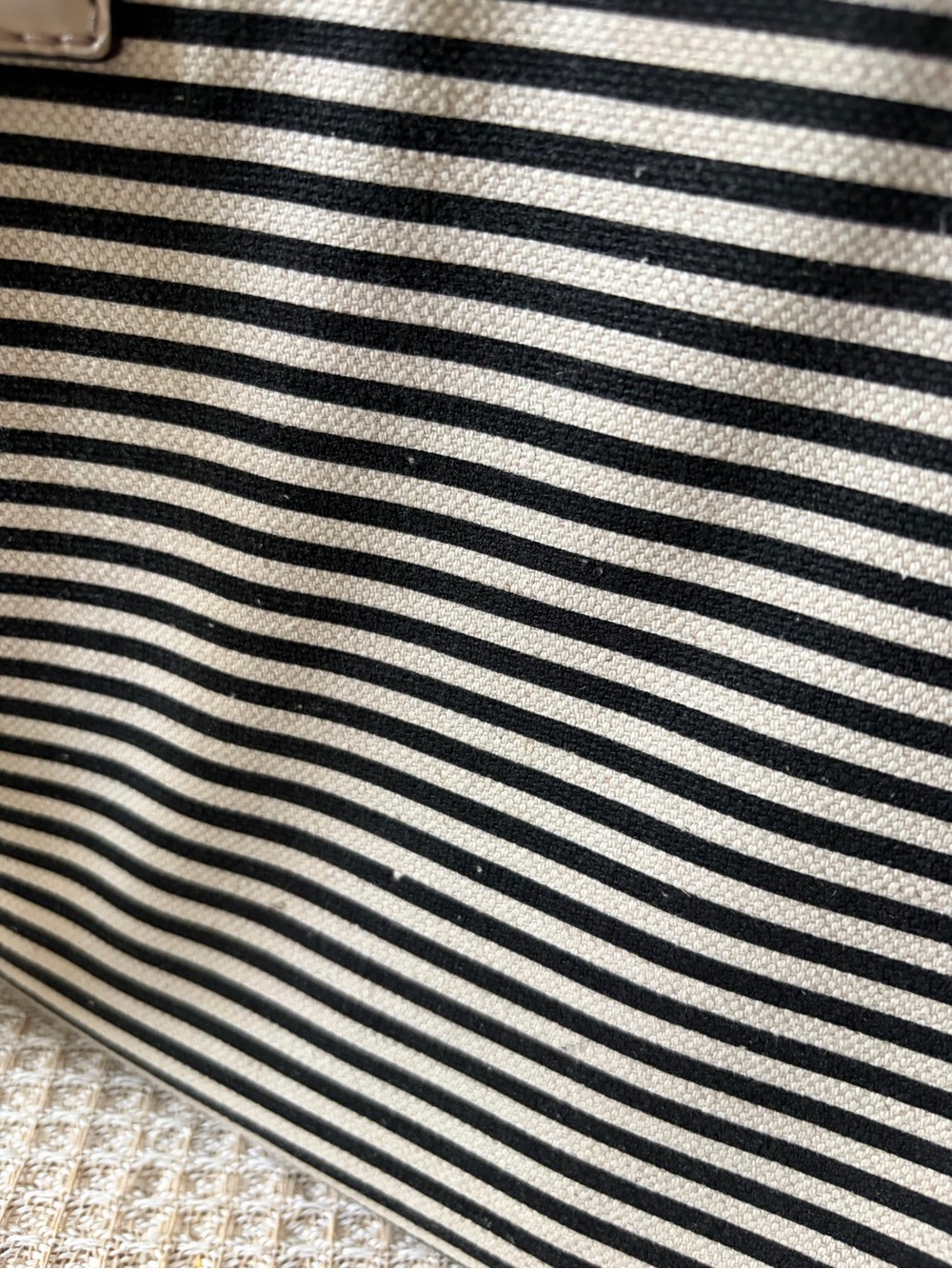 Kate Spade New York Houston Street Fabric Leo Satchel Striped Crossbody - Picture 5 of 15